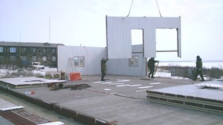 Монтаж лыжной базы в селе Газ-Сале для Администрации Тазовского района
