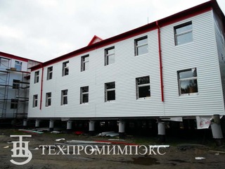 Шеф-монтажные работы  по возведению общежития для ООО «ЮНГ-Сервис»