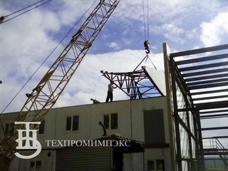 Шеф-монтажные работы здания пожарного депо на 4 автомобиля