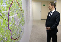 Совещание Дмитрия Медведева в штабе ООО «Мособлинжспецстрой»