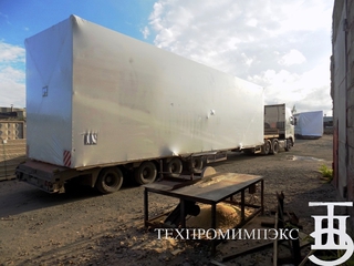 Производство здания блочно-модульного склада пенообразователя