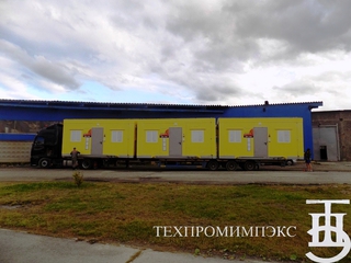 Производство блок-бокса пункта обогрева персонала