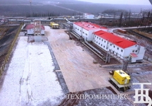 Шеф-монтажные работы здания пожарного депо на 4 автомобиля