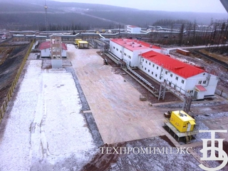 Шеф-монтажные работы здания пожарного депо на 4 автомобиля