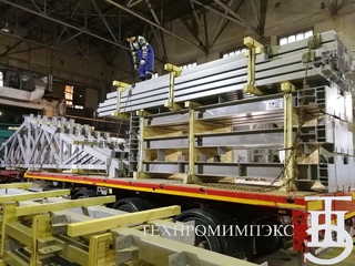 Производство каркасного здания теплой стоянки для техники и мехмастерской