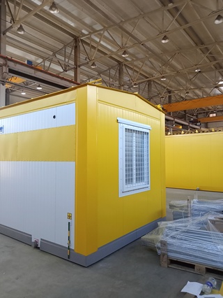 Предприятие ООО «Техпромимпэкс» готовится к поставке блока обогрева вахтового персонала.